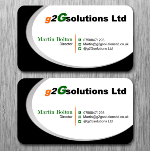 Business Card Design by Lanka Ama for g2Gsolutions ltd | Design: #9388287