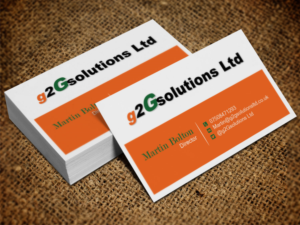 Business Card Design by Lanka Ama for g2Gsolutions ltd | Design: #9388288
