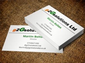 Design de Carte de Visite par Lanka Ama pour g2Gsolutions ltd | Design : #9388291