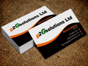 Design de Carte de Visite par Lanka Ama pour g2Gsolutions ltd | Design : #9388292
