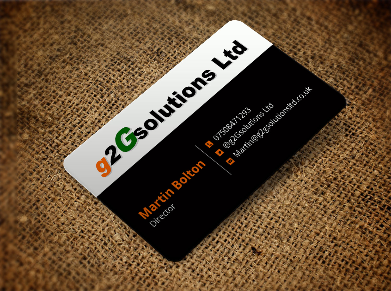 Business Card Design by Lanka Ama for g2Gsolutions ltd | Design #9388293