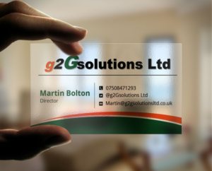 Design de Carte de Visite par Lanka Ama pour g2Gsolutions ltd | Design : #9388299