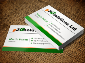 Design de Carte de Visite par Lanka Ama pour g2Gsolutions ltd | Design : #9388300