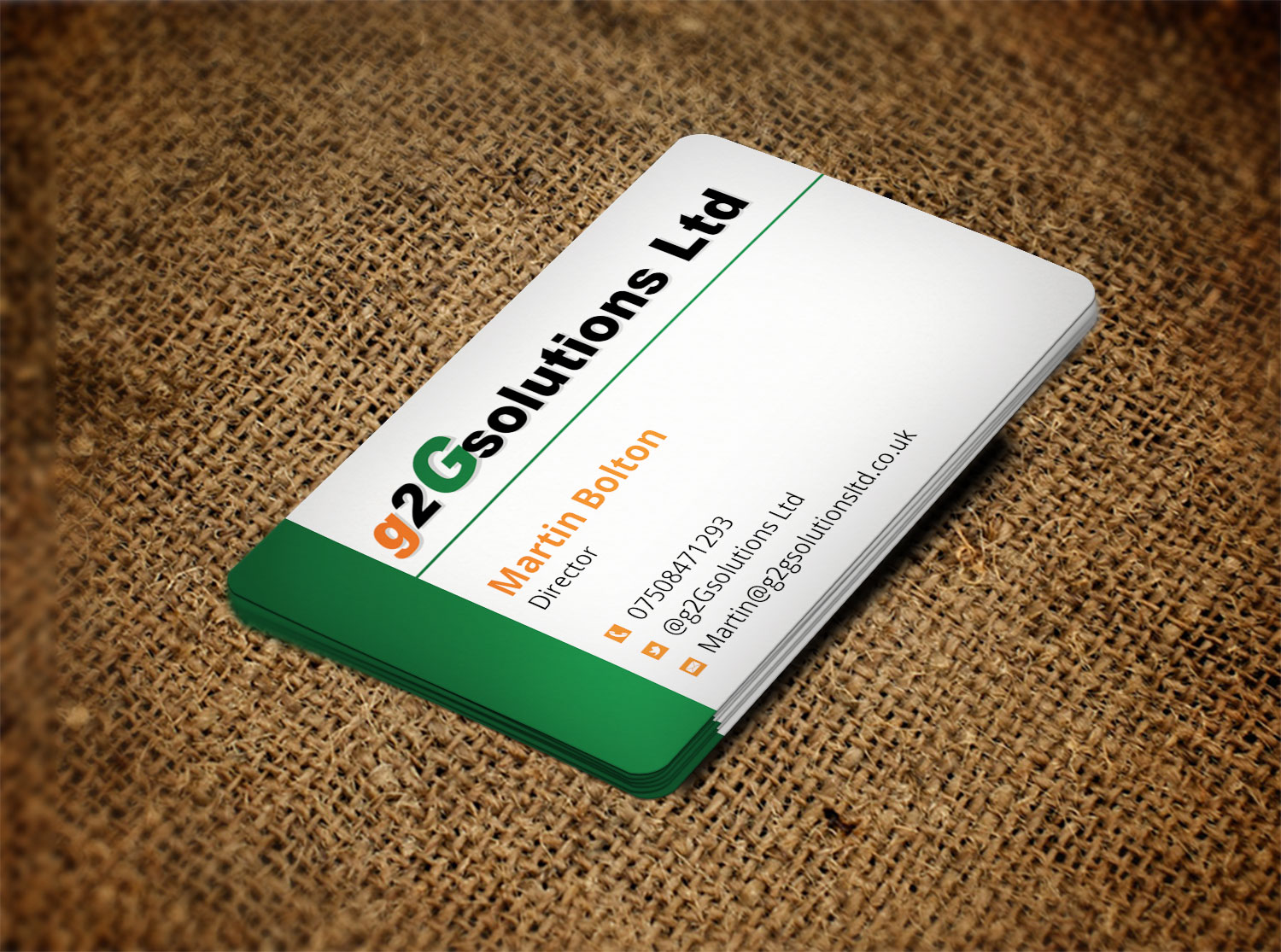 Business Card Design by Lanka Ama for g2Gsolutions ltd | Design #9388302