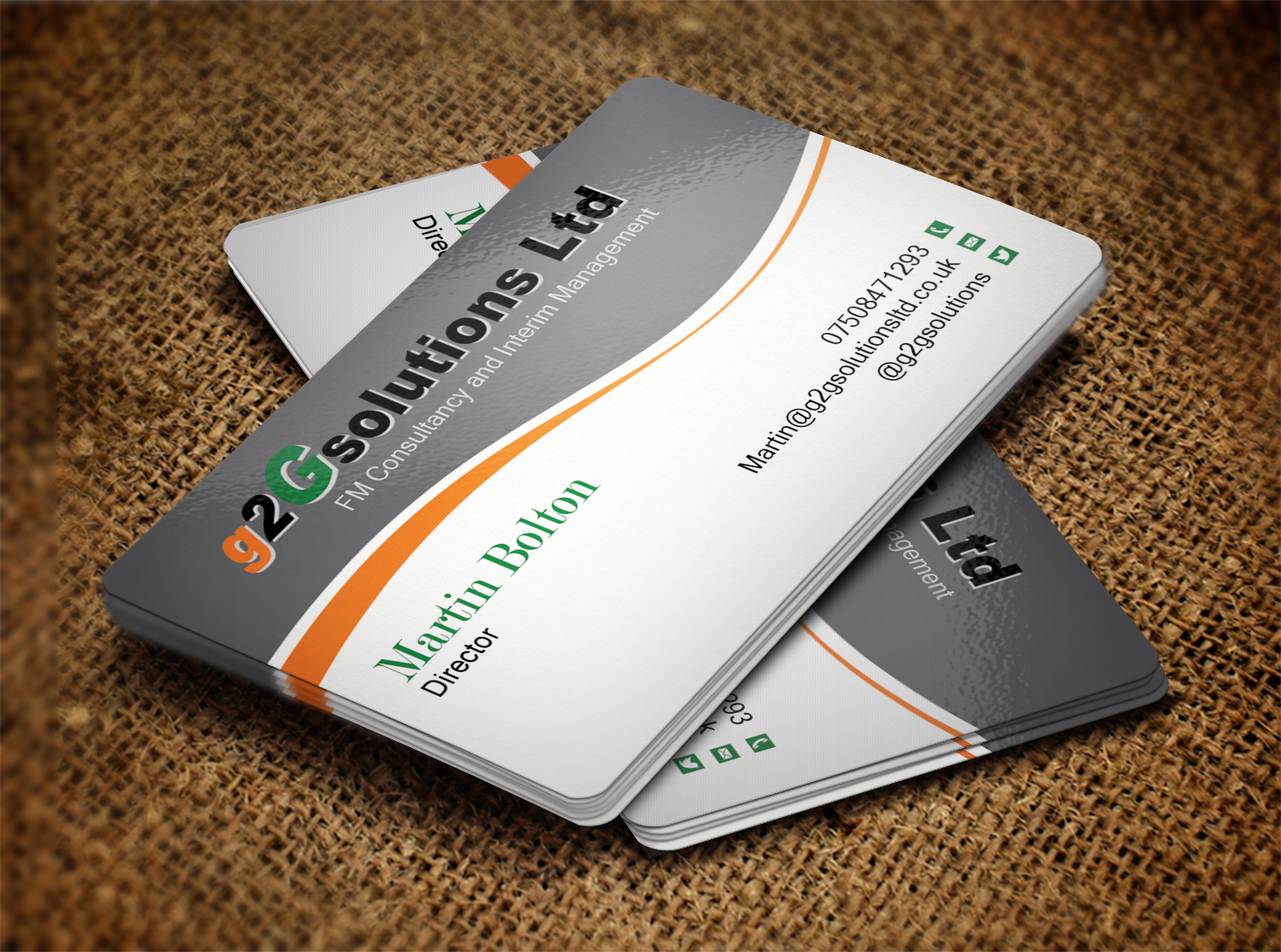 Business Card Design by Lanka Ama for g2Gsolutions ltd | Design #9452047