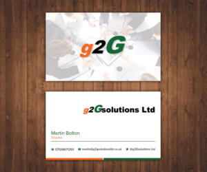 Business Card Design by Stylez Designz for g2Gsolutions ltd | Design: #9435824