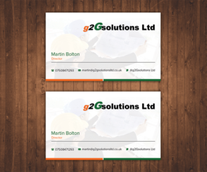 Business Card Design by Stylez Designz for g2Gsolutions ltd | Design: #9435827