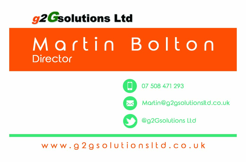 Business Card Design by mikipandityoardi for g2Gsolutions ltd | Design #9389559