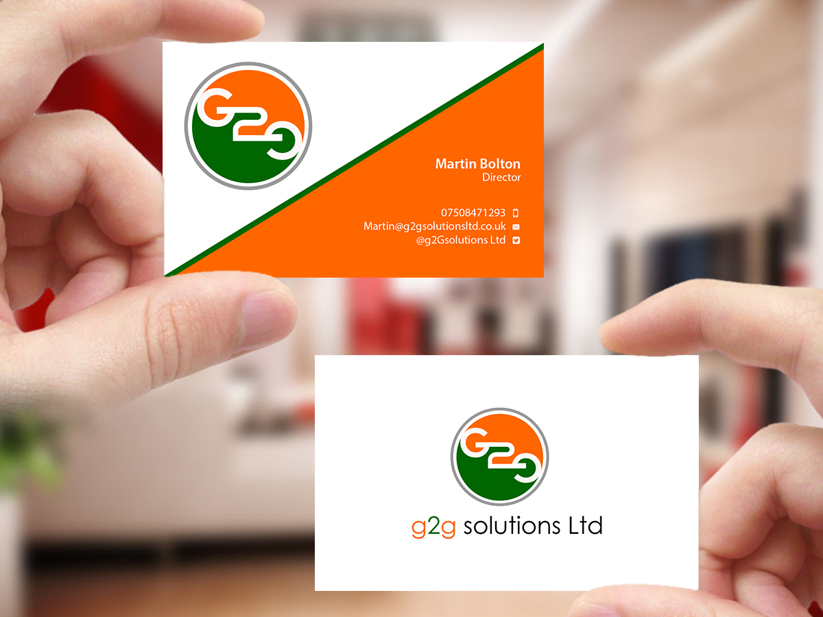 Diseño de Tarjeta de Presentación por Creations Box 2015 para g2Gsolutions ltd | Diseño #9404955