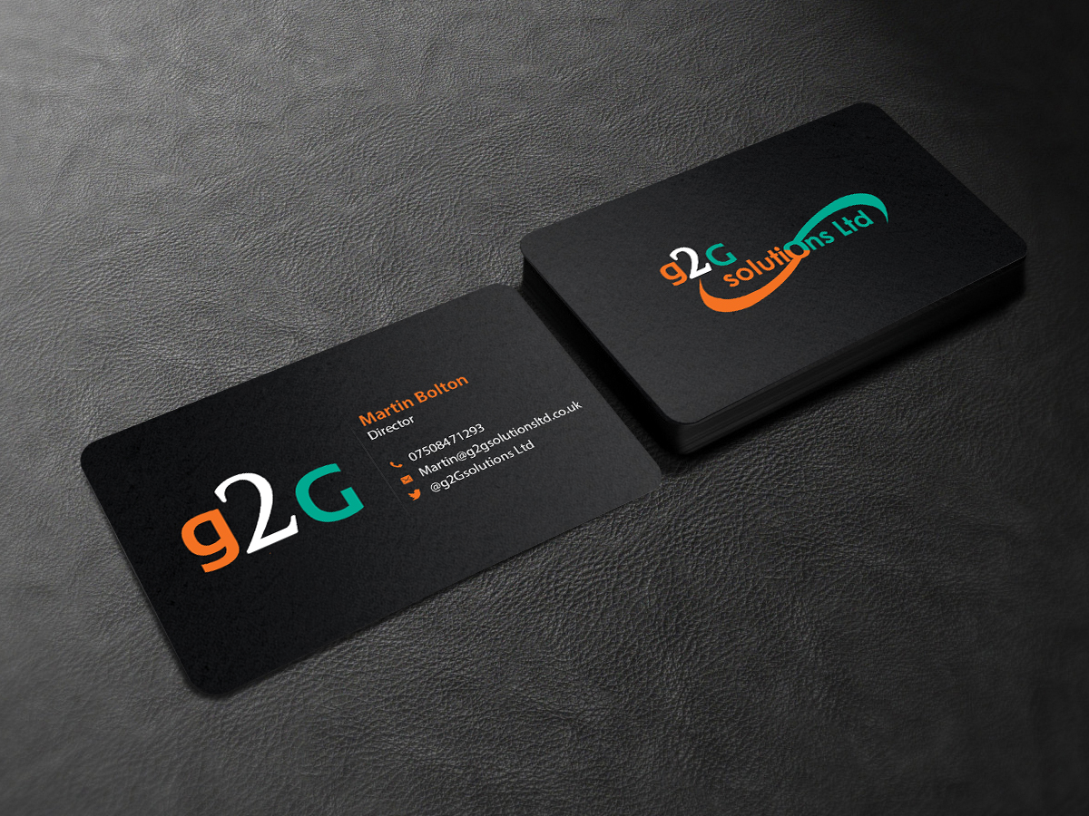 Diseño de Tarjeta de Presentación por Creations Box 2015 para g2Gsolutions ltd | Diseño #9404960