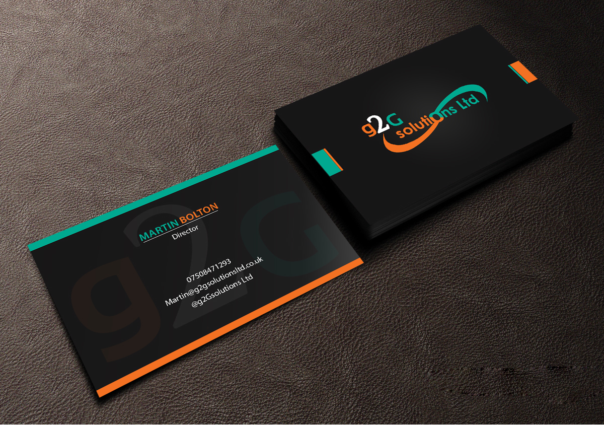 Diseño de Tarjeta de Presentación por Creations Box 2015 para g2Gsolutions ltd | Diseño #9404963