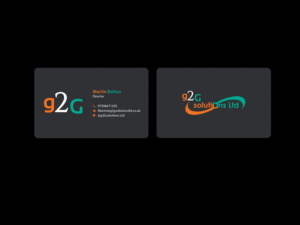 Business Card Design by Creations Box 2015 for g2Gsolutions ltd | Design: #9404964