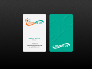 Business Card Design by Creations Box 2015 for g2Gsolutions ltd | Design: #9404965