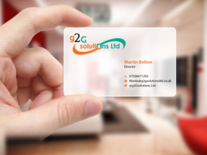 Business Card Design by Creations Box 2015 for g2Gsolutions ltd | Design: #9404967