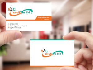 Business Card Design by Creations Box 2015 for g2Gsolutions ltd | Design: #9404971