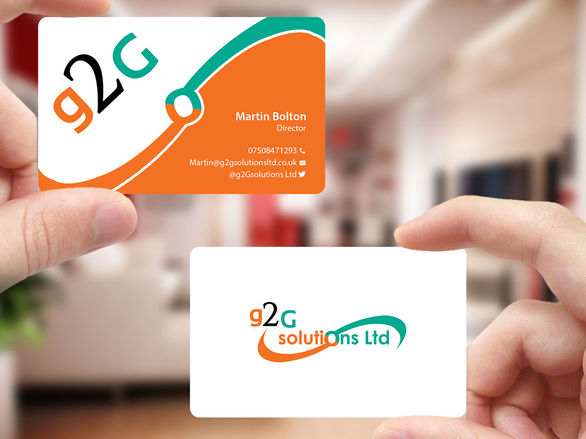 Diseño de Tarjeta de Presentación por Creations Box 2015 para g2Gsolutions ltd | Diseño #9404973