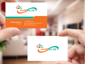 Design de Carte de Visite par Creations Box 2015 pour g2Gsolutions ltd | Design : #9404977