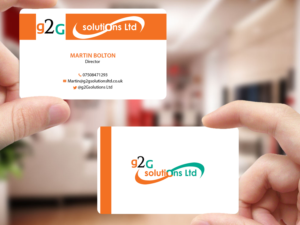 Design de Carte de Visite par Creations Box 2015 pour g2Gsolutions ltd | Design : #9404979
