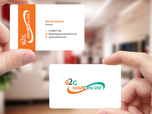 Design de Carte de Visite par Creations Box 2015 pour g2Gsolutions ltd | Design : #9404981