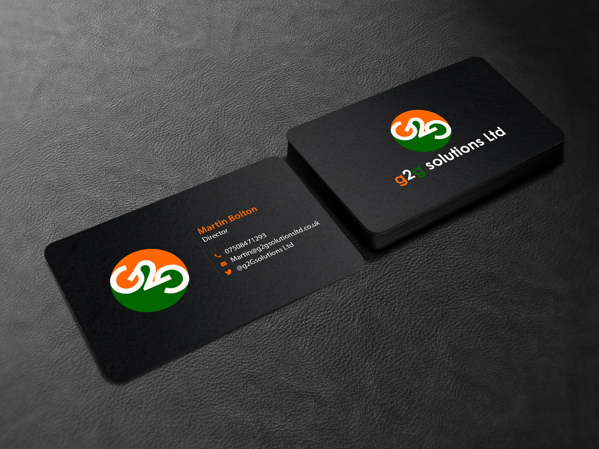 Diseño de Tarjeta de Presentación por Creations Box 2015 para g2Gsolutions ltd | Diseño #9404982