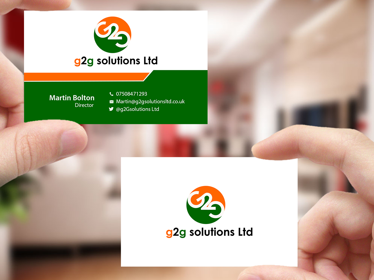 Diseño de Tarjeta de Presentación por Creations Box 2015 para g2Gsolutions ltd | Diseño #9404987