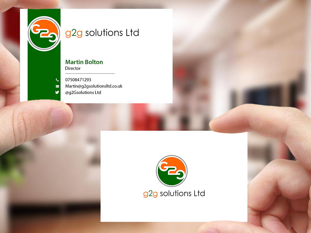 Diseño de Tarjeta de Presentación por Creations Box 2015 para g2Gsolutions ltd | Diseño #9404988