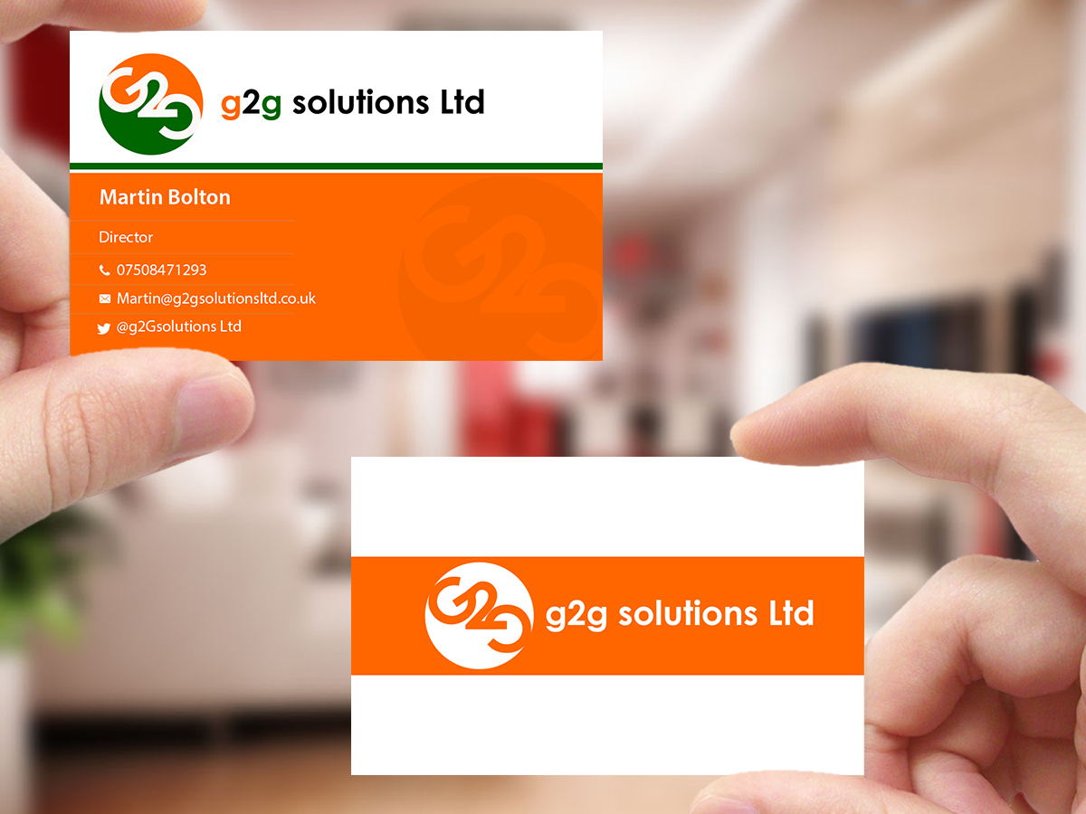 Diseño de Tarjeta de Presentación por Creations Box 2015 para g2Gsolutions ltd | Diseño #9404990