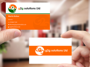 Design de Carte de Visite par Creations Box 2015 pour g2Gsolutions ltd | Design : #9404990