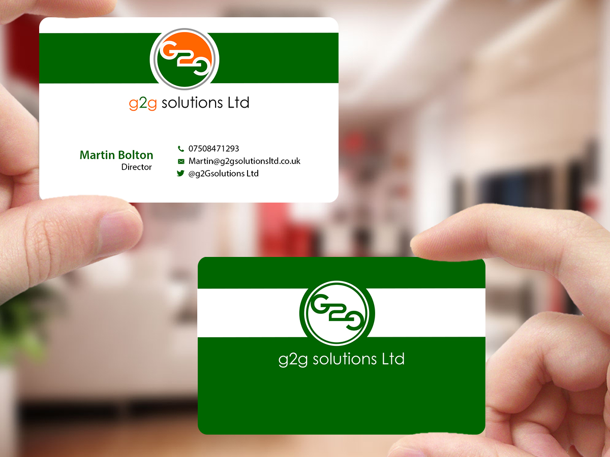 Diseño de Tarjeta de Presentación por Creations Box 2015 para g2Gsolutions ltd | Diseño #9404992