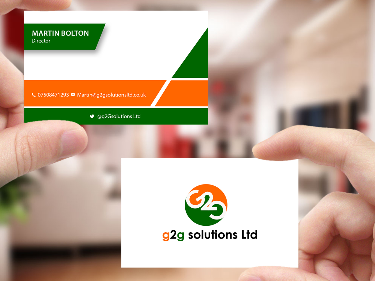 Business Card Design by Creations Box 2015 for g2Gsolutions ltd | Design #9404996