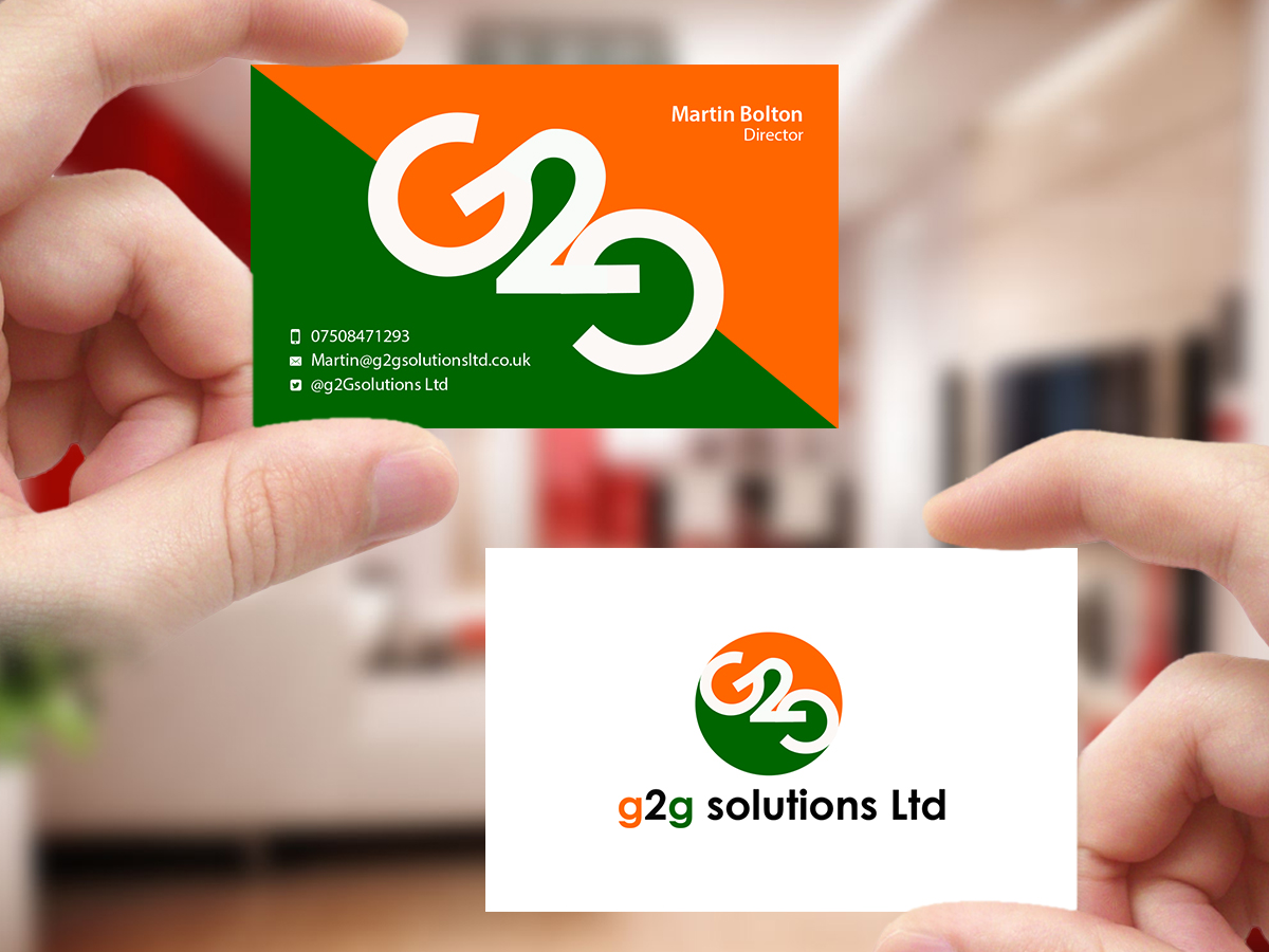 Business Card Design by Creations Box 2015 for g2Gsolutions ltd | Design #9405012
