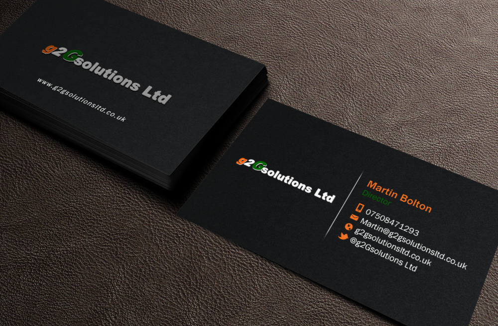 Design de Carte de Visite par Brand aid pour g2Gsolutions ltd | Design #9394573