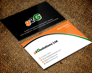 Business Card Design by Brand aid for g2Gsolutions ltd | Design: #9394577