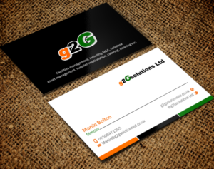 Business Card Design by Brand aid for g2Gsolutions ltd | Design: #9394578