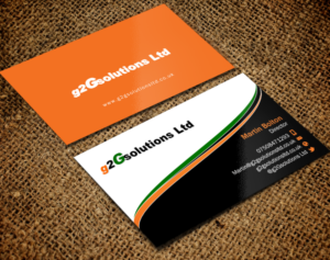Business Card Design by Brand aid for g2Gsolutions ltd | Design: #9394582