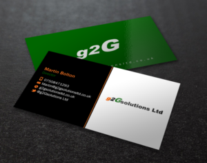 Business Card Design by Brand aid for g2Gsolutions ltd | Design: #9394584