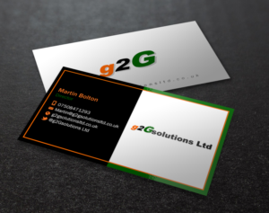 Business Card Design by Brand aid for g2Gsolutions ltd | Design: #9394588