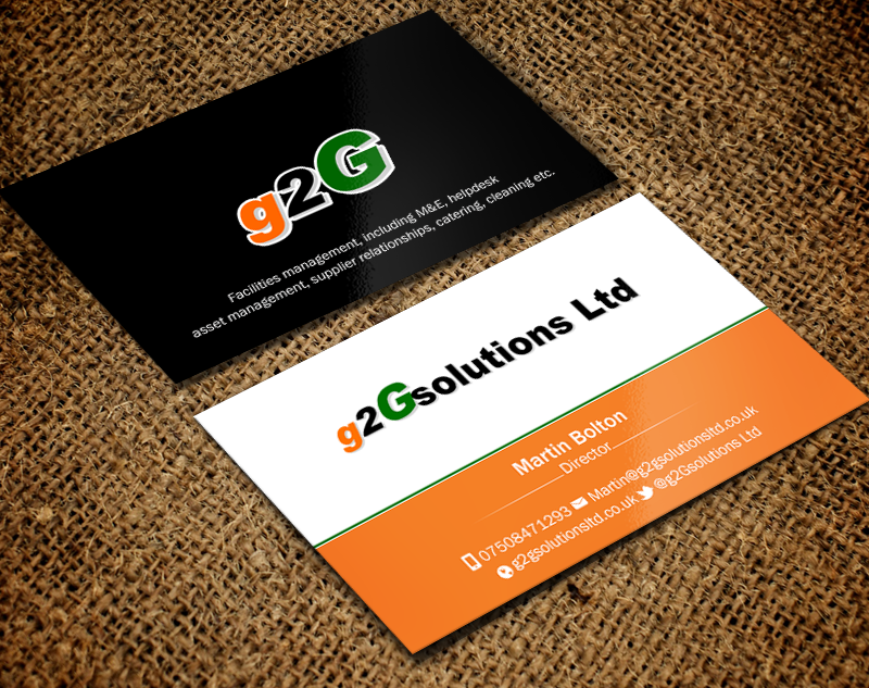 Diseño de Tarjeta de Presentación por Brand aid para g2Gsolutions ltd | Diseño #9405043