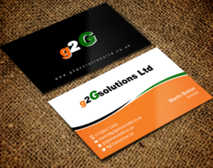 Business Card Design by Brand aid for g2Gsolutions ltd | Design: #9405045