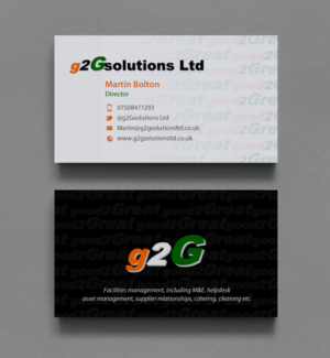 Business Card Design by chandrayaan.creative for g2Gsolutions ltd | Design: #9394451