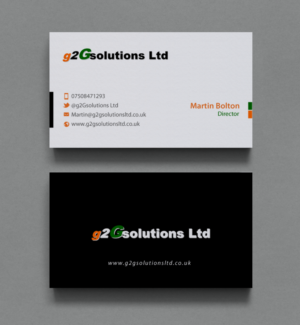 Business Card Design by chandrayaan.creative for g2Gsolutions ltd | Design: #9394457