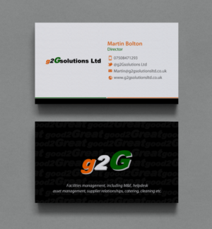 Business Card Design by chandrayaan.creative for g2Gsolutions ltd | Design: #9394458