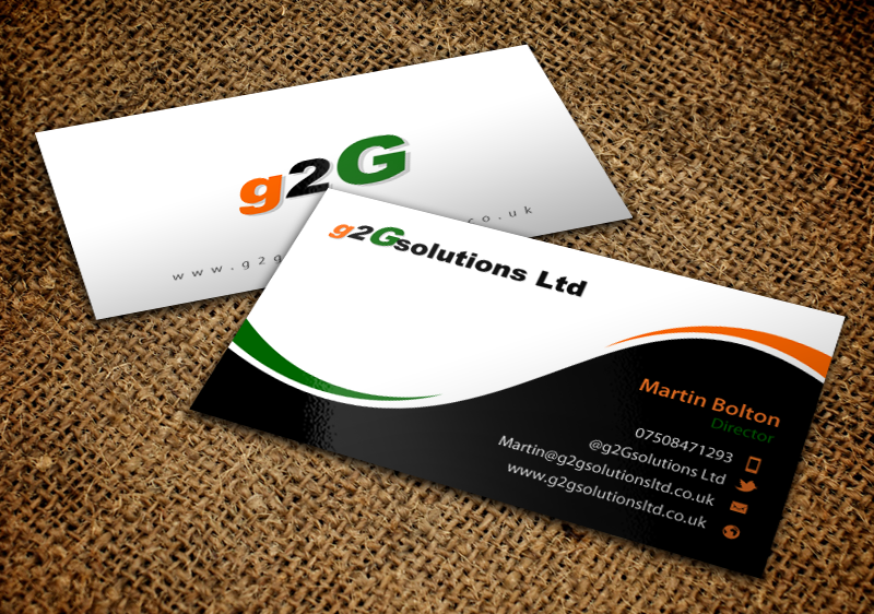 Business Card Design by chandrayaan.creative for g2Gsolutions ltd | Design #9394463