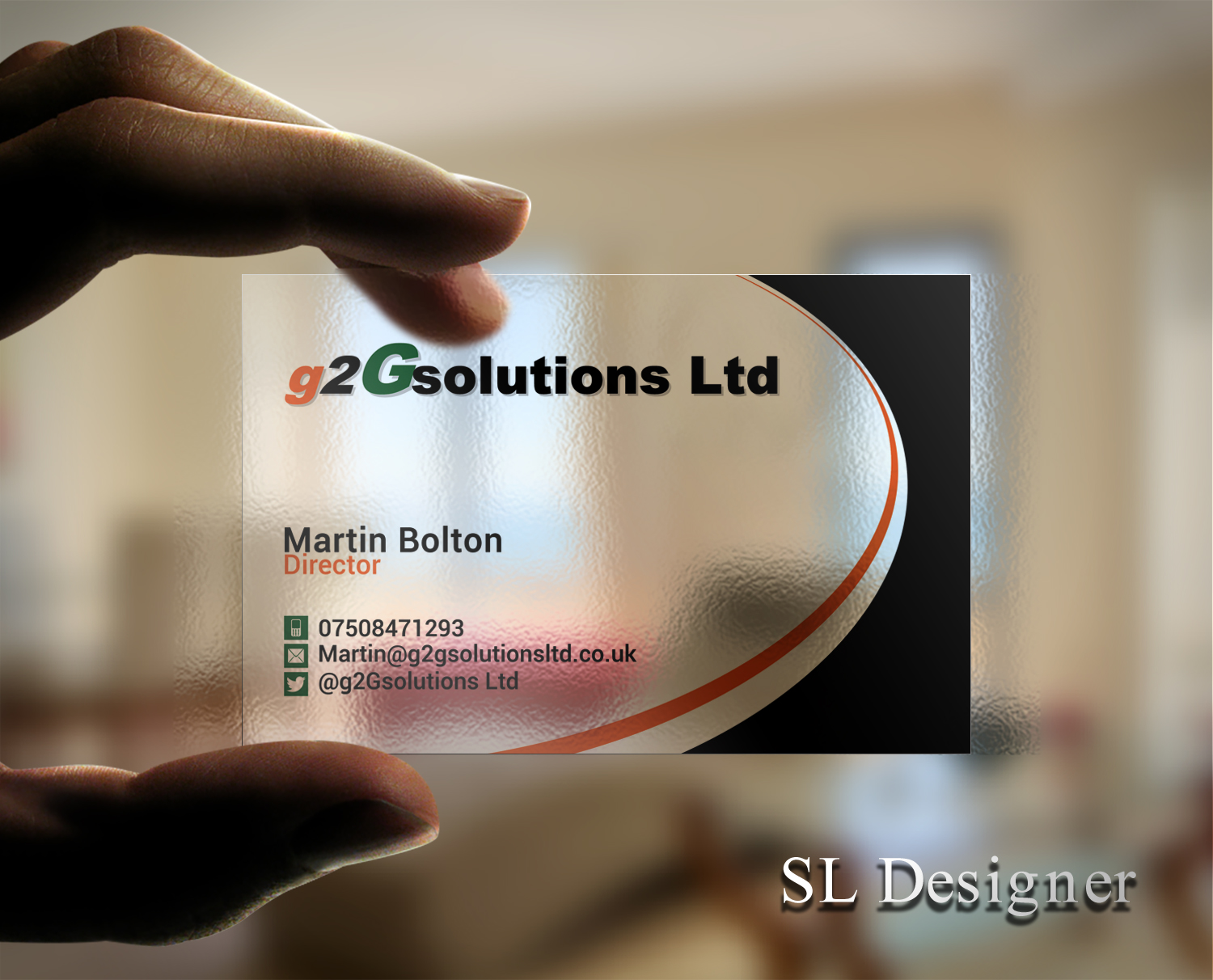 Business Card Design by SL Designer for g2Gsolutions ltd | Design #9385435