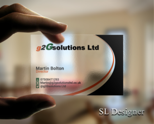 Design de Carte de Visite par SL Designer pour g2Gsolutions ltd | Design : #9385435