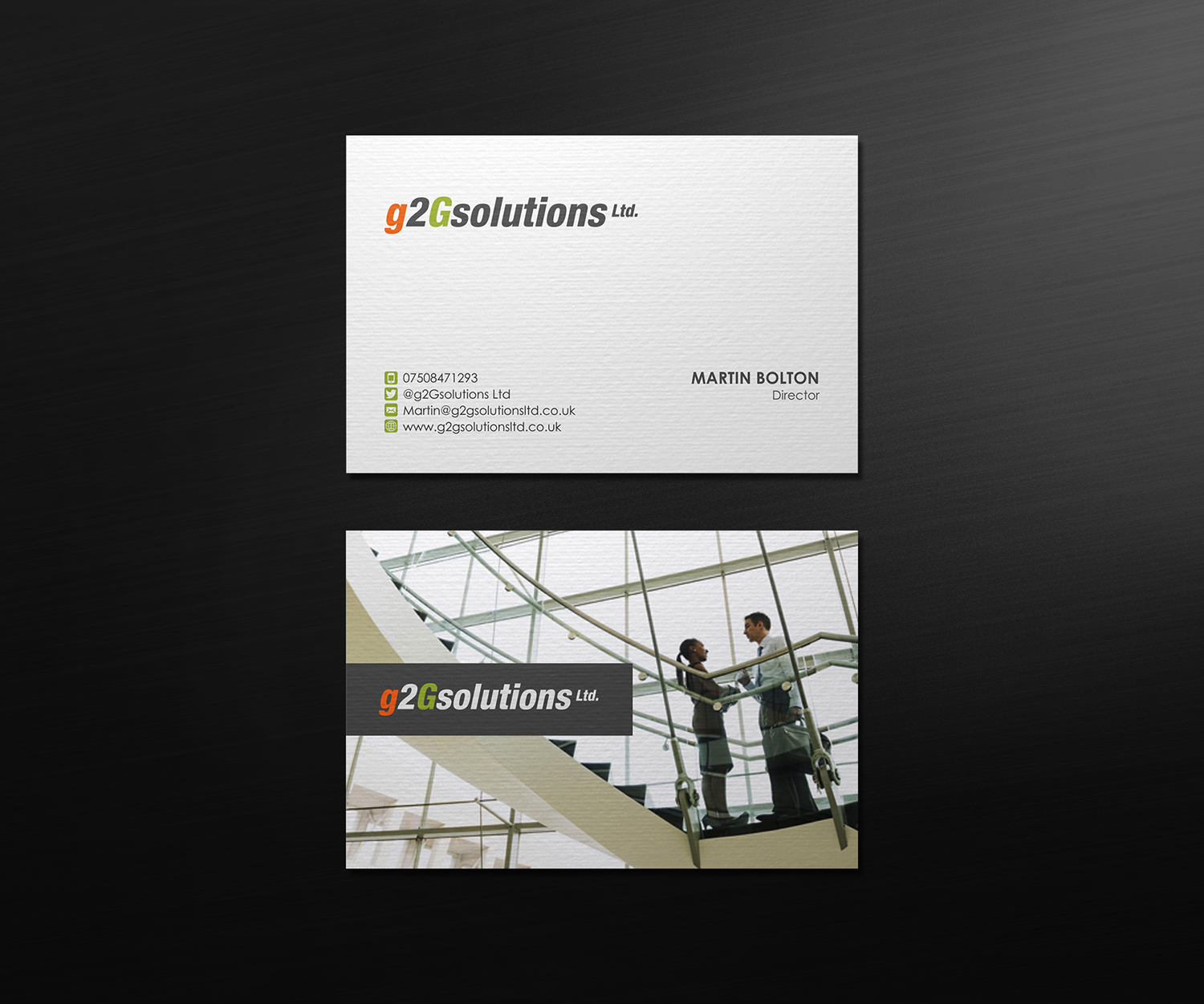 Business Card Design by logodentity for g2Gsolutions ltd | Design #9384102