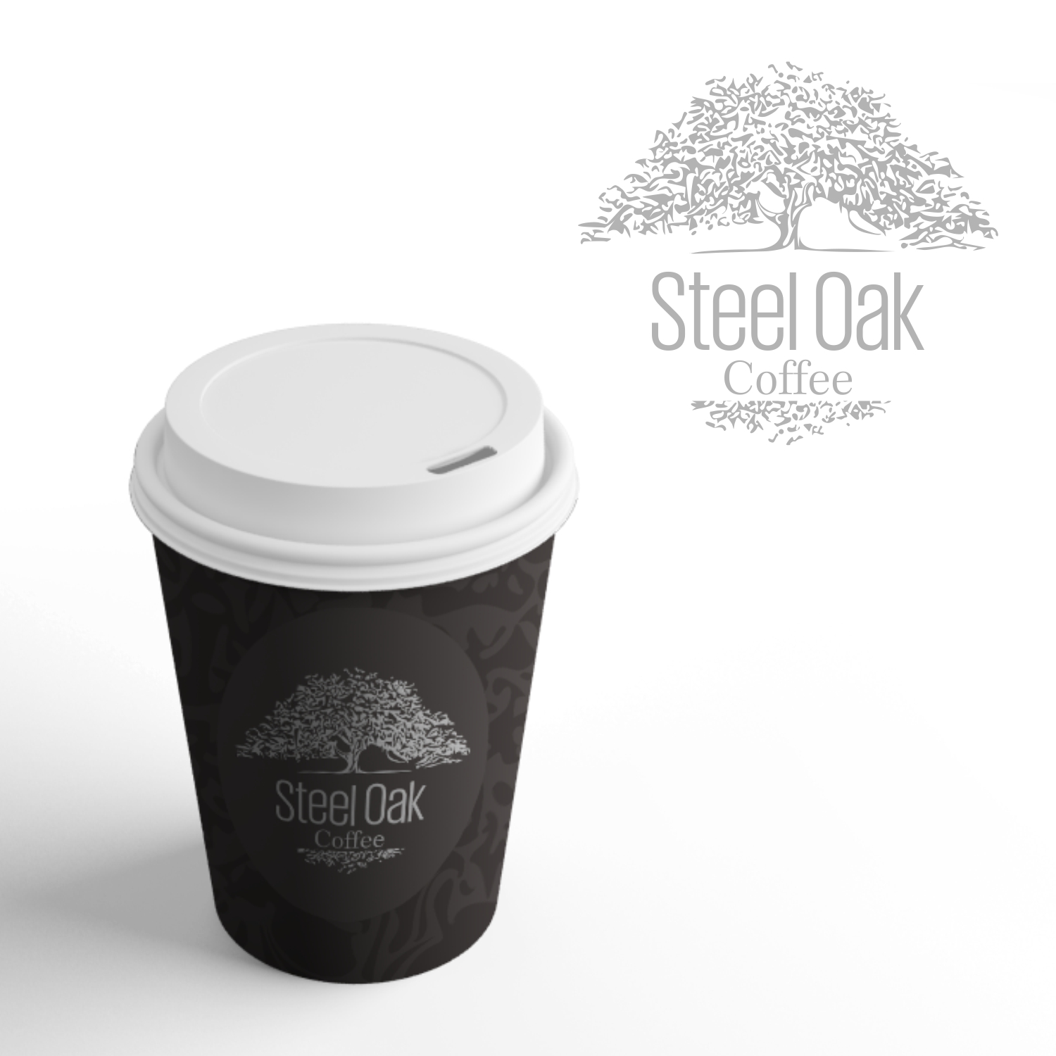 Logo Design by QuattroCreative for Steel Oak Coffee | Design #9395715