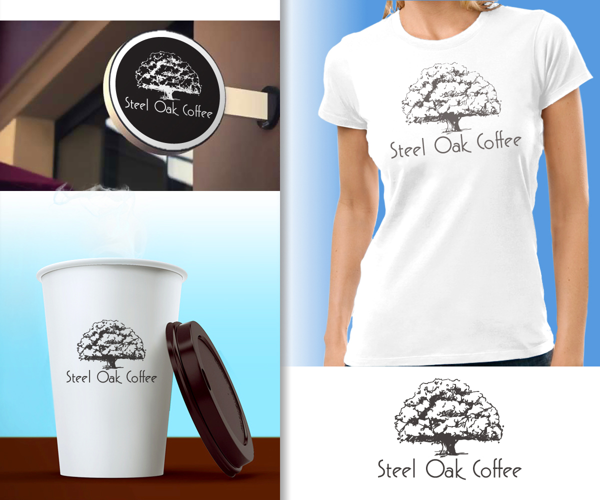 Logo Design by Elen_ka for Steel Oak Coffee | Design #9471120