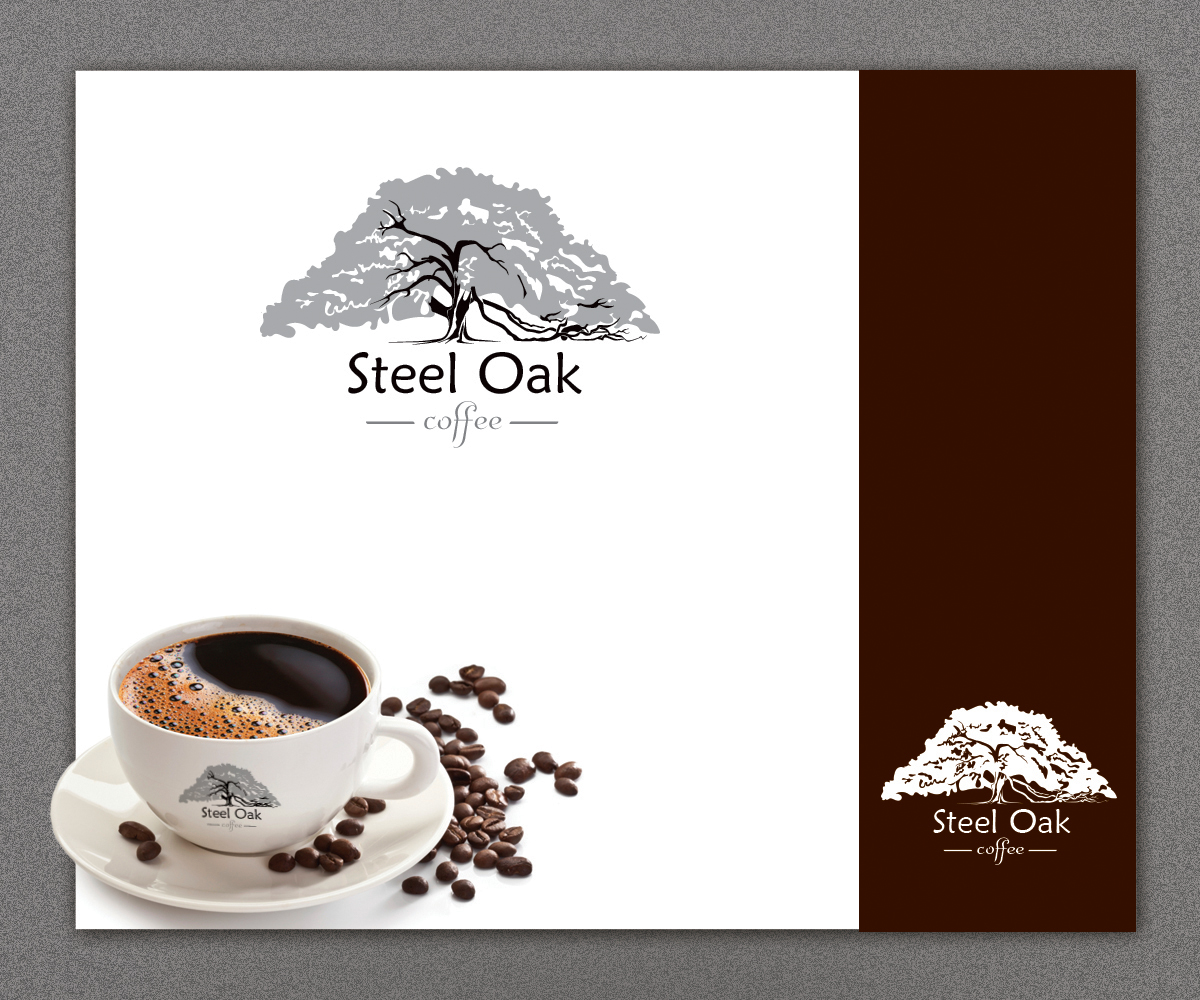 Logo Design by Elen_ka for Steel Oak Coffee | Design #9482234
