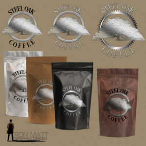 Logo Design by rmdsgn for Steel Oak Coffee | Design: #9477519